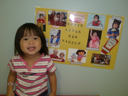 Karis and her family poster